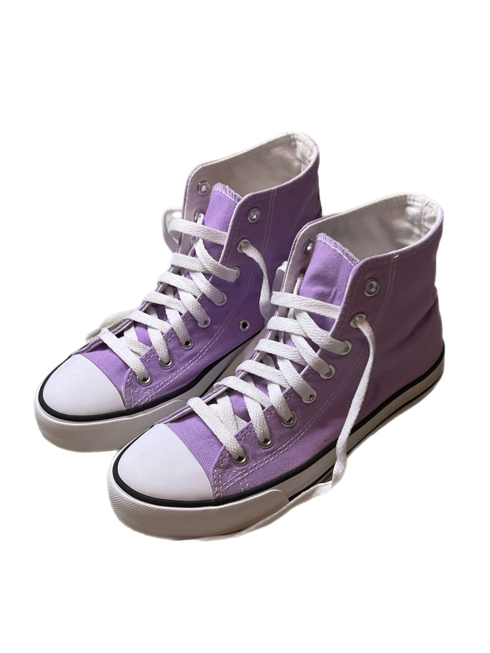 Women's High Top Canvas Sneakers Sz 7 Lace-up Casual Tennis Walking Shoes Women'